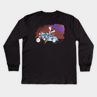 Ariel. Kids Long Sleeve T-Shirt